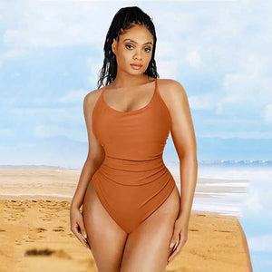 One Piece Bikini Swimwear Abdominal Compression  Beachwear Winteres