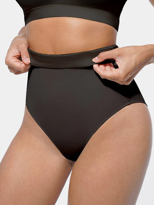 High Elastic Waist and Abdomen Antibacterial Buttocks Panties Winteres