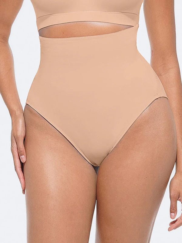 High Elastic Waist and Abdomen Antibacterial Buttocks Panties Winteres