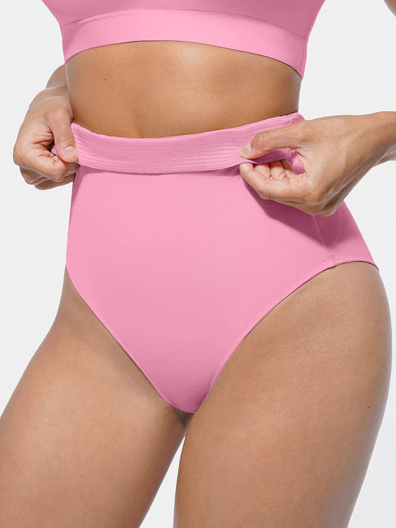 High Elastic Waist and Abdomen Antibacterial Buttocks Panties Winteres