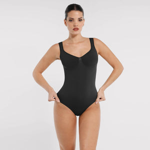 Diamond Neck Seamless Shapewear Bodysuit Tummy Control Body Winteres