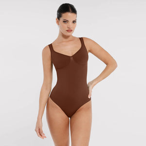 Diamond Neck Seamless Shapewear Bodysuit Tummy Control Body Winteres