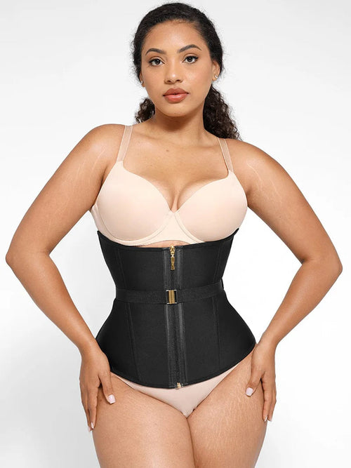 U-Shaped Latex slimming belt with fan-shaped lacing adjustment Winteres