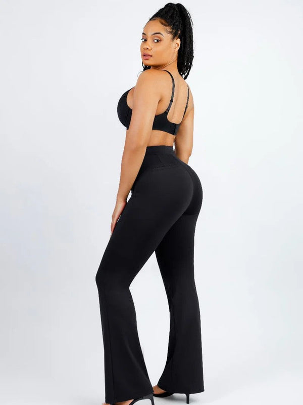 Slimming High Waist Tummy Control Flare Leggings Winteres